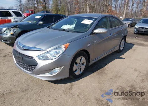 2012 Hyundai Sonata Hybrid z USA, uszkodzony, nr VIN KMHEC4A47CA033688